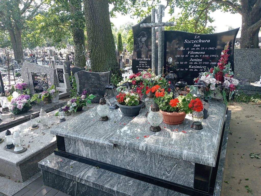 Grób Janina Szczechura