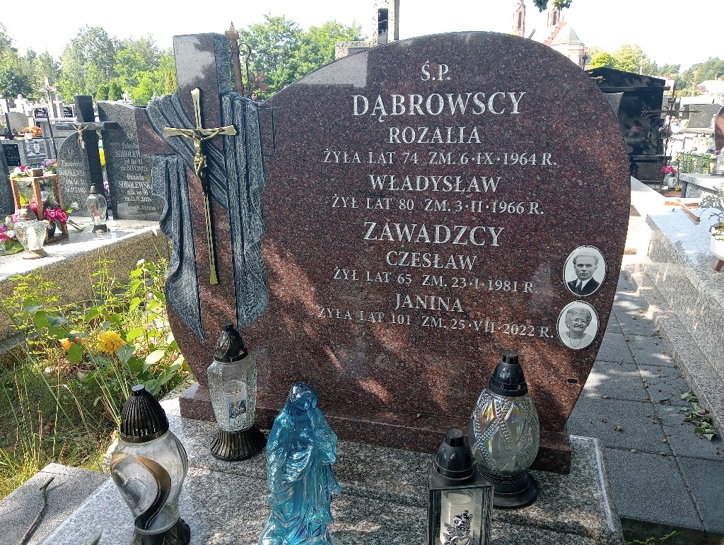 Grób Rozalia Dąbrowska