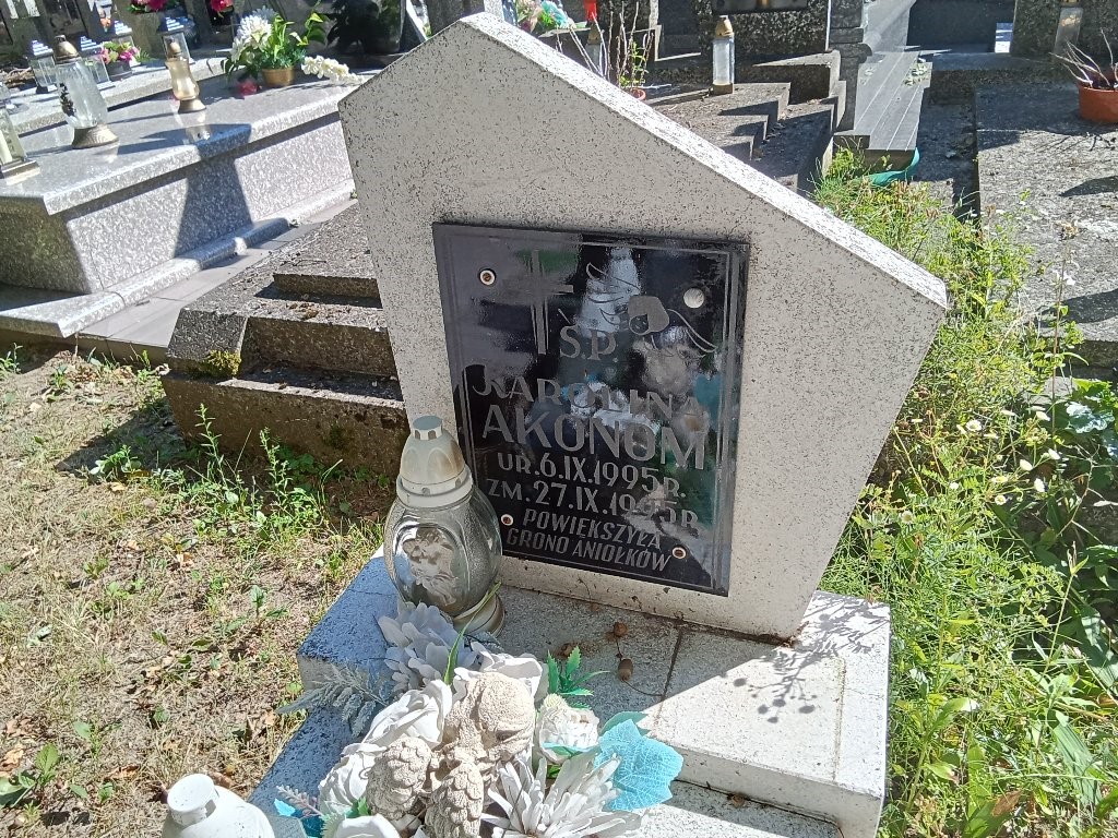 Grób Karolina Akonom